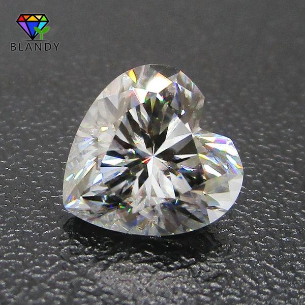 

other 4x4mm to 10x10mm heart cut vvs1 loose df gh ij color white moissanites stone synthetic gems for jewelry