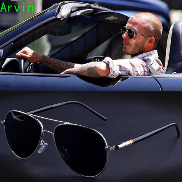 Arvin New Vintage Occhiali da sole 2021 Luxury Metal Frame Polarized Brand Design Pilot Policer Occhiali da sole Driving Male Gafas De Sol