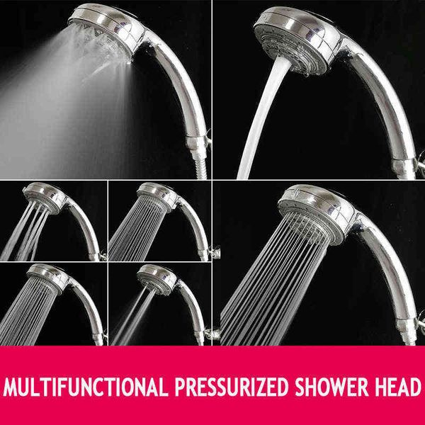 Shai 7 Função Chuveiro Head Multifunction Ajustável Aumentar Pressão Chuveiro Head Heaving SpA Head Head H1209