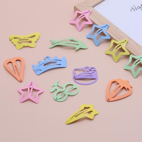 

hair accessories fruit geometric pattern hairpin meteor butterfly crown strawberry girl, Slivery;white