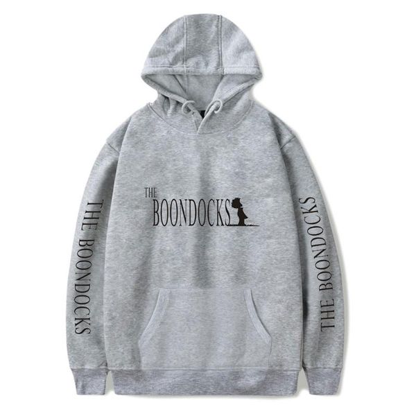 

men's hoodies & sweatshirts print 2021 the boondocks sweatshirt men women fashion harajuku autumn winter casual pullovers hooded, Black