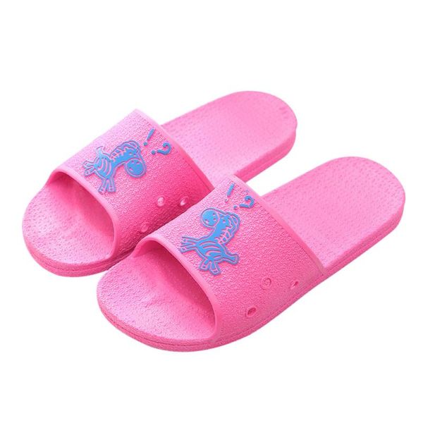 

female slippers summer floor skid proof home indoor family bathroom anti-slip flat bath women, Black