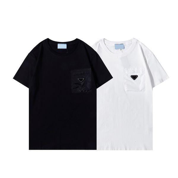 

2020 united state european mens t shirts fashion casual designer spring travel cotton high-density nylon fabric is comfortable and breathabl, White;black