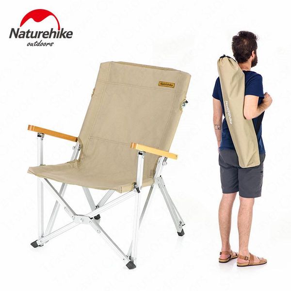 

camp furniture outdoor portable folding camping hiking aluminum alloy fishing backrest of nature park