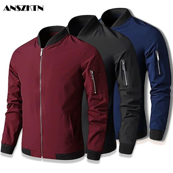 

men's jackets casual black jacket 6xl autumn military coats fashion slim male outerwear baseball uniform, Black;brown
