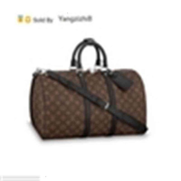 

yangzizhi8 bandouliere 45 keepall m56711 men messenger bags shoulder belt bag totes portfolio briefcases duffle luggage, Black;red