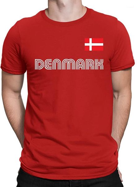 

men's t-shirts apparel denmark soccer jersey t-shirt, White;black