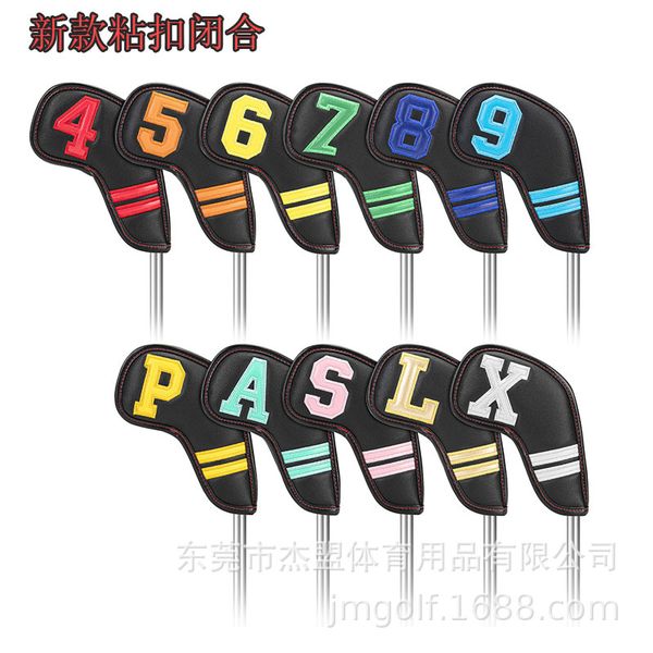 

club headcover heads golf iron cover pu protective 11 pcs / sets