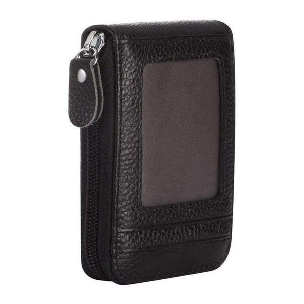 

storage bags korean women's short card case oil leather organ vertical version practical and beautiful ladies clutch