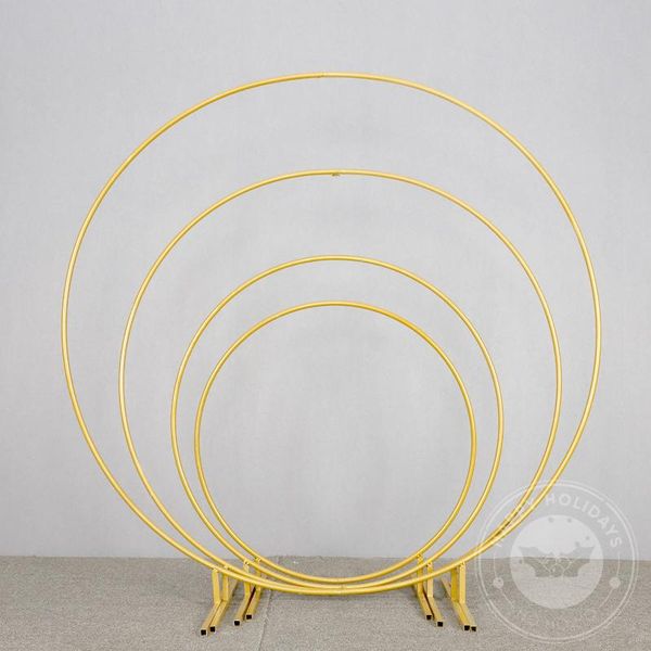 

party decoration gold white wedding balloon circle birthday arch support kit bow balloons stand decor 1-2.5m baloon