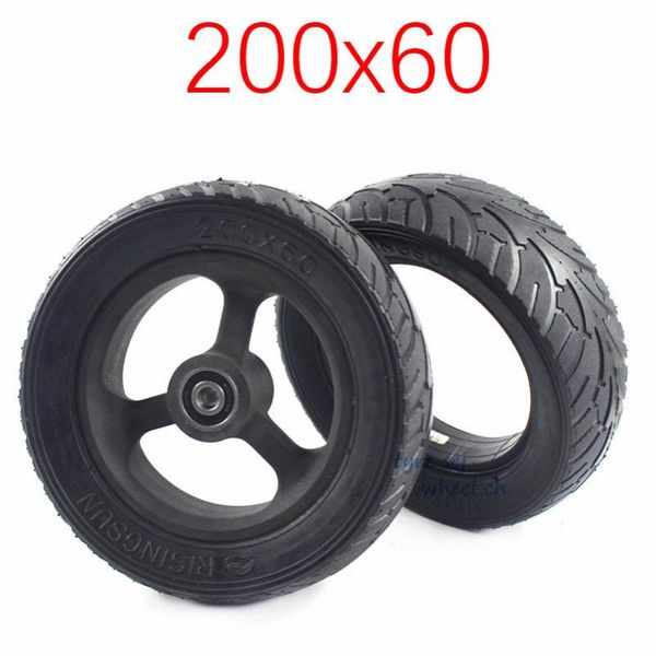 

motorcycle wheels & tires electric scooter car vacuum tire tyre wheel for 8 inches 200x60 solid brushless motor non pneumatic skateboard