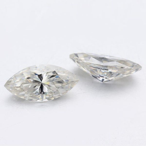 

loose gemstones moissanites stone ij color marquise cut 3*6mm synthetik diamonds, Black