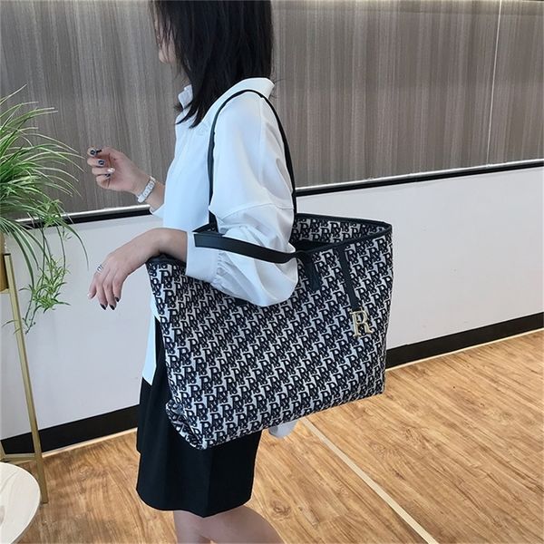 

outlet sale 80% off live tot bag women's new high-capacity canvas shopping versatile one shoulder