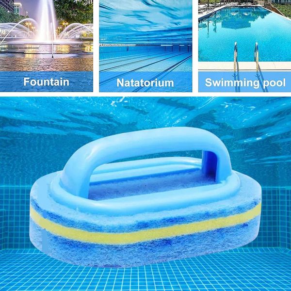 

pool & accessories swimming cleaning brush handheld sponge with handle plastic for shower bathroom car leather #38