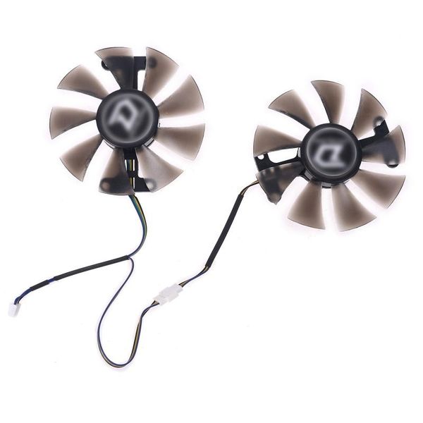 

fans & coolings 2x 85mm pld10015b12h 0.55a rx580 rx590 for powercolor dataland radeon rx 580 590