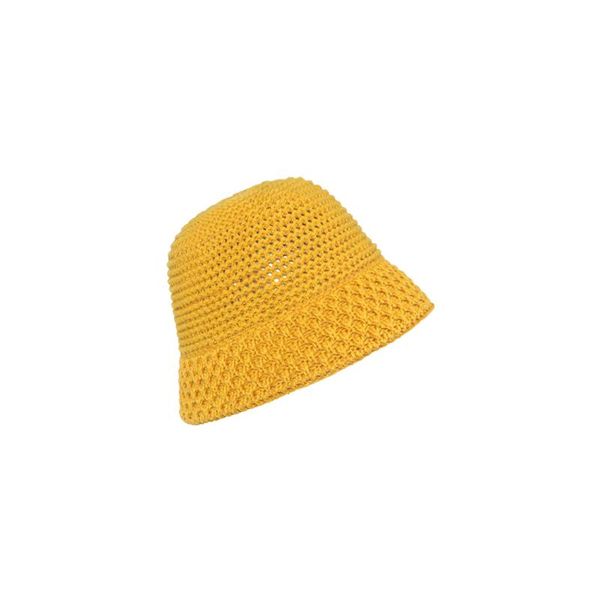 

wide brim hats knitted fisherman hat hollow out female autumn versatile knit basin fedora for women, Blue;gray