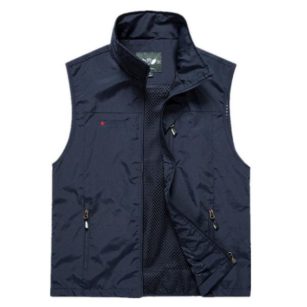 

men's vests pography reporter vest spring summer mesh breathable waistcoat mens jacket sleeveless traveling shoot ves, Black;white