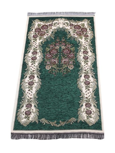 

carpets muslim prayer rug with beads soft janamaz sajjadah islamic gift carpet mat chenille fabric lightweight easy to carry