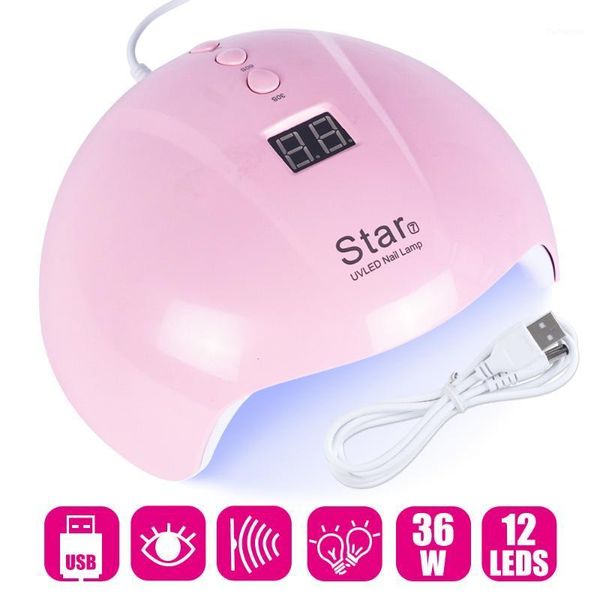 

nail dryer uv led lamp for nails curing all gel polish manicure sun light usb mini drying equipment art tools lastar71
