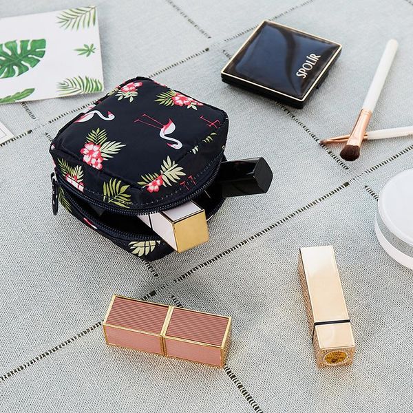 

lipstick storage bag mini organizer toiletry case female travel portable cosmetic beauty makeup bags jewelry sponge pouch17 & cases