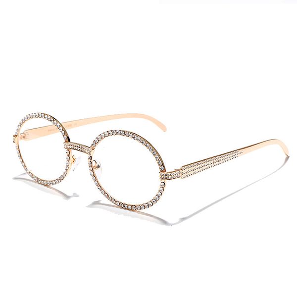 

2021 vintage luxury oval sunglasses men designer diamond sun glasses retro sunglass shades for women eyewear oculos, White;black