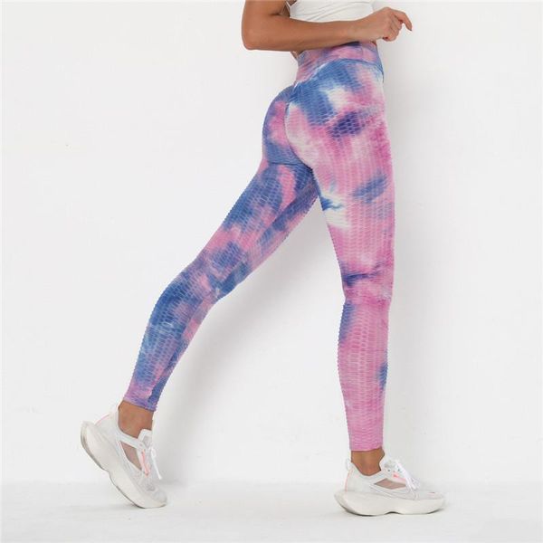 

women's leggings rooftrellen 10%spandex bubble buleggings women colorful gradient printed running pants high waist, Black
