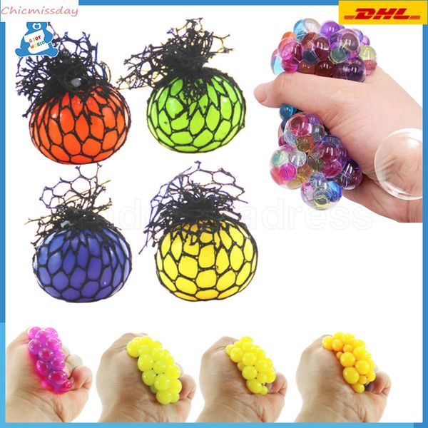 

5cm funny grape squeeze ball mesh push bubble squeeze globbles fidget toys stress balls sensory toys for kids cpa3299