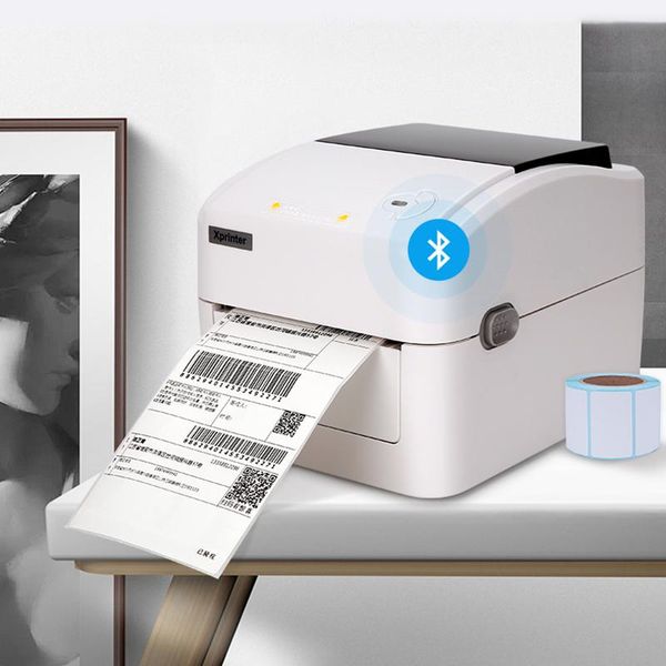 

printers 152mm/s thermal label printer 25mm-115mm barcode support qr code