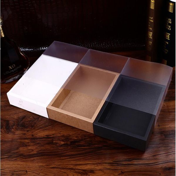 

gift wrap 20pcs 22x12x5.8cm drawer sliding paper box frosted cover display cardboard packing dolls jewelry