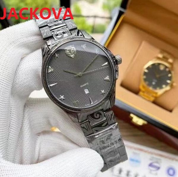 

rose gold bee watches 40mm men wristwatches bracelet nice designer stainless steel quartz crime premium clock, Slivery;brown