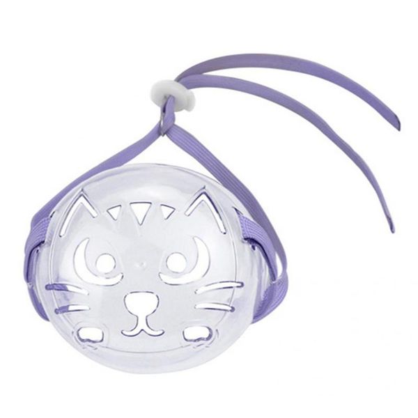 

cat costumes useful solid good breathability head muzzle lightweight anti-bite mouth cover supplies pet muzzles