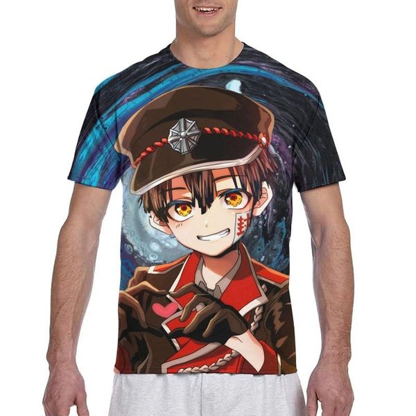 

men's t-shirts toilet bound hanako kun shirt short sleeve t-shirt, White;black