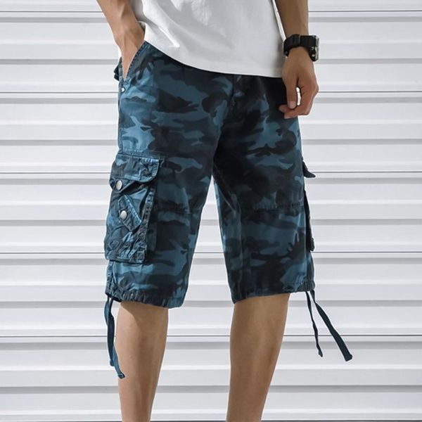 

men's shorts 2021 summer running camouflage sports jogging fitness training quick-drying, White;black