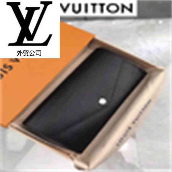 

chain m60582 leather clutches wallet women real wallet black wallets compact purse water evening key ripple card