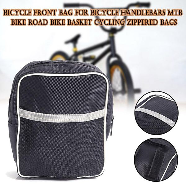 

cycling bags bicycle front bag for handlebars bike road basket zippered