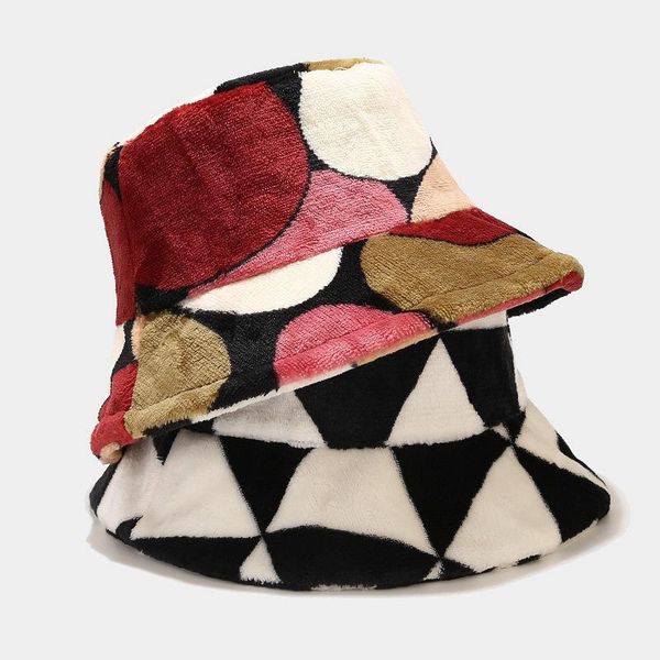 

wide brim hats triangle hat winter bucket keep warm panama outdoor travel go shopping women's fall, Blue;gray