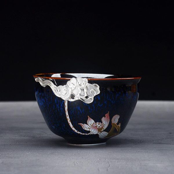 

ceramic cup tea creative change silver gift box single bowl kiln ucbfi