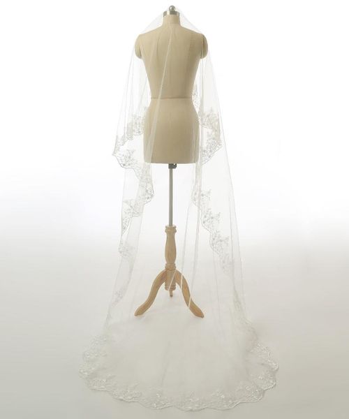 

bridal veils design long veil wedding, Black