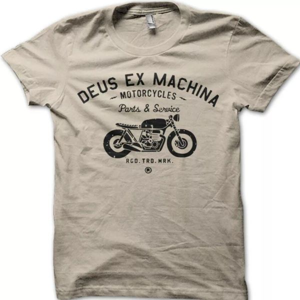 

custom motorcycle cafe racer biker printed t-shirt 9082, White;black