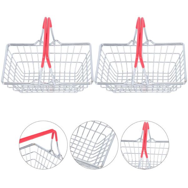 

storage baskets 2pcs western restaurant food stainless steel