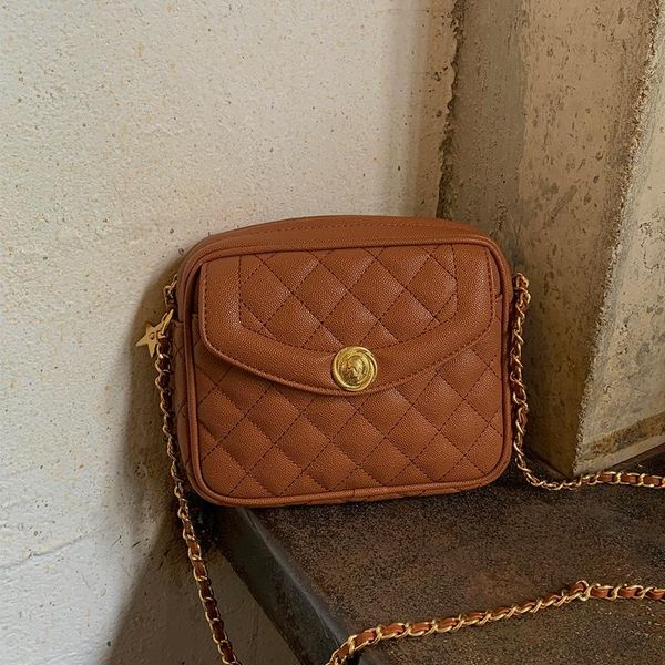 

evening bags dn fashion shoulder for women diamond lattice crossbody chain women's 2021 trend small square bag all match