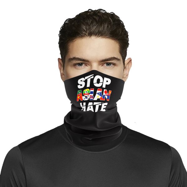 

sspecial protective asian hat printed mask anti scuff neck ice silk headband