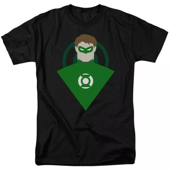 

Green Lantern - Simple Green Lantern T-Shirt DC Comics Sizes S-3X NEW, White;black
