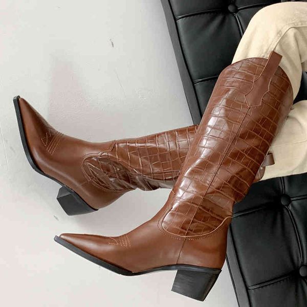 

boot genuine leather shoes, boots, high-heeled shoes., Black