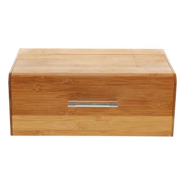 

storage bottles & jars 1pc bamboo bread box snack case holder (assorted color)