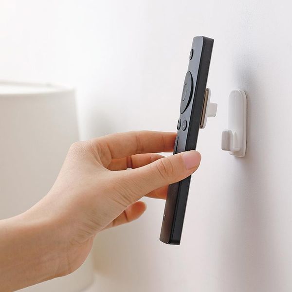 

hooks & rails shimoyama sticky hook set for air conditioner tv remote control strong hanger plastic key wall racks holder home organization