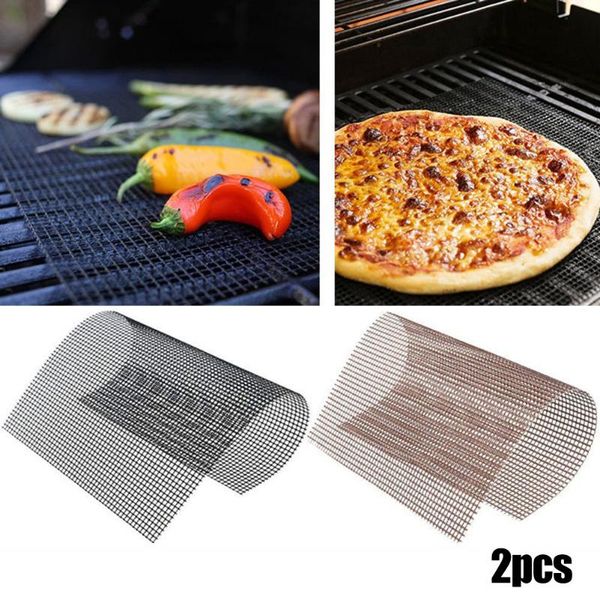 

greeting cards bbq grill mesh mat non stick cooking fish reusable mats gas charcoal propane electric grills fire pits oven