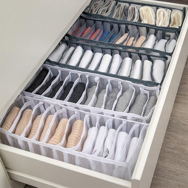 

storage drawers underwear bra organizer box closet socks underpants scarves ties foldable divider drawer sorting tools