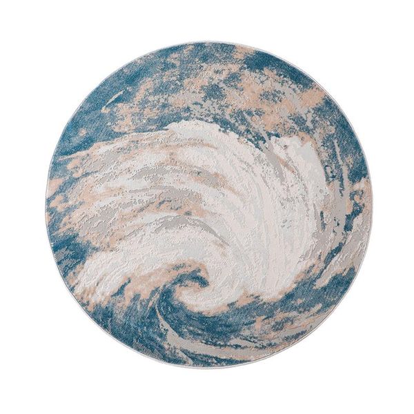 

carpets [lazy cat] round carpet bedroom imported italian style light luxury blue living room study homestay el floor mat