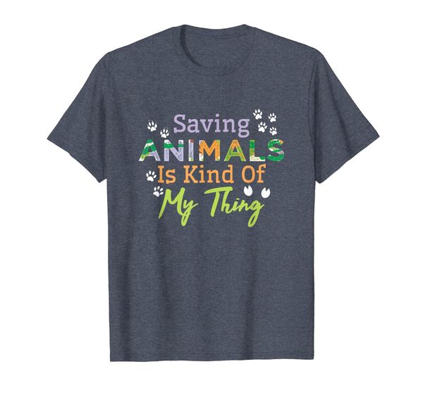 

pet rescue shirts - saving animals is kind of my thing, White;black